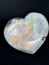 Labradorite Heart 367g - “I welcome change and transformation into my life”.