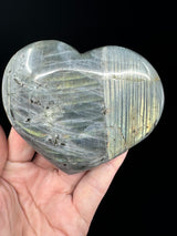 Labradorite Heart 355g - “I welcome change and transformation into my life”.