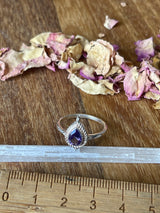 Amethyst Silver Ring Size 7.5 - “I trust my intuition and allow it to guide me each day”