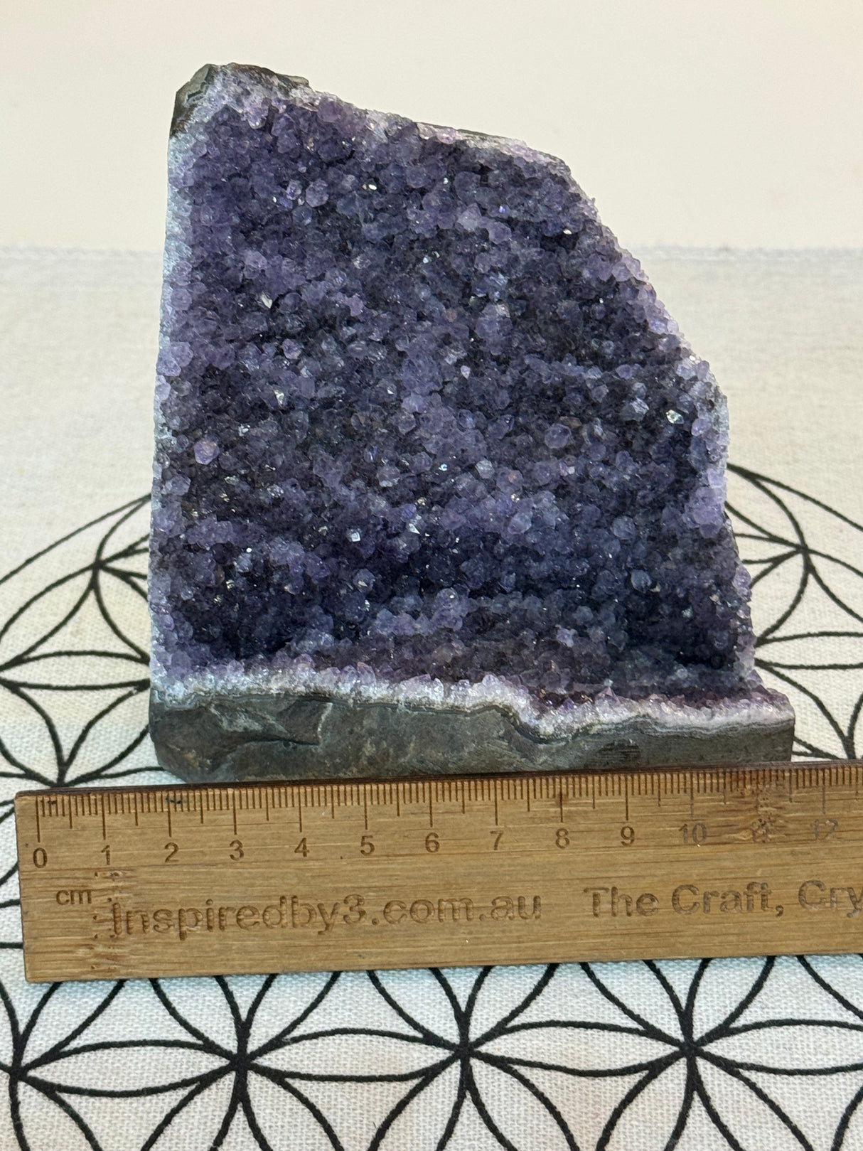 Amethyst Cluster 931g #31 -  “I trust my intuition and allow it to guide me each day”