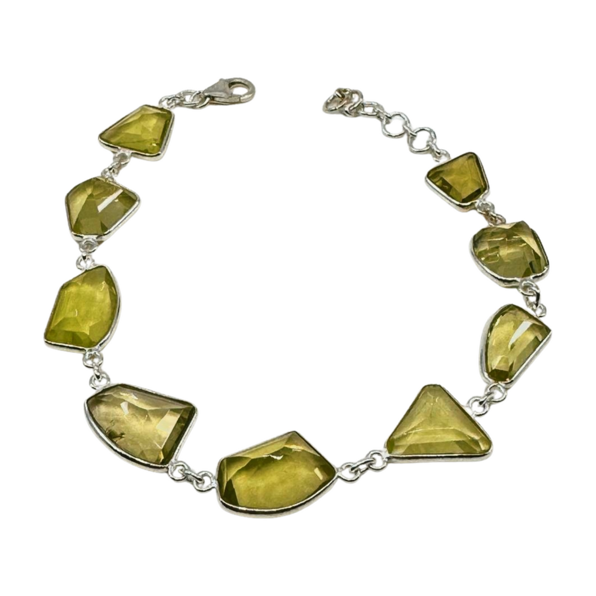 Lemon Quartz Sterling Silver Bracelet - New Beginnings