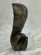 Pyrite Snake Carving - 370g - Protection & Energy