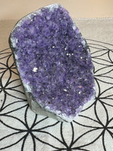 Amethyst Cluster 4107g #38 -  “I trust my intuition and allow it to guide me each day”