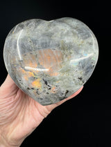 Labradorite Heart 662g - “I welcome change and transformation into my life”.