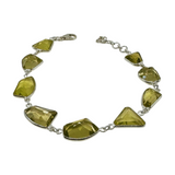 Lemon Quartz Sterling Silver Bracelet - New Beginnings