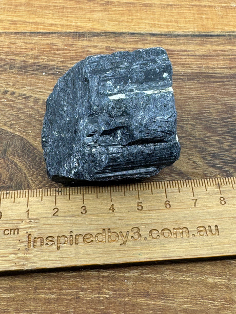 Black Tourmaline Natural Chunk - "I am safe, secure, and protected wherever I go."