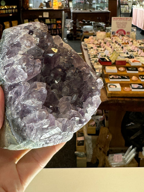 Amethyst Cluster 720g #42 -  “I trust my intuition and allow it to guide me each day”