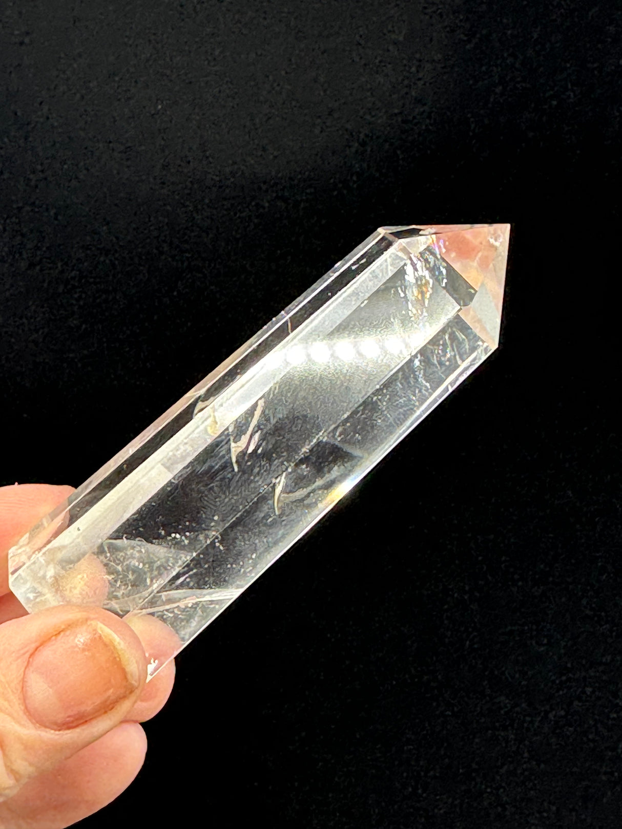 Clear Quartz Point 89g - “ I have the power to manifest all my dreams and desires”.