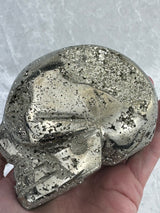 Pyrite Skull Carving #3 - 1.326kilos - Protection & Energy