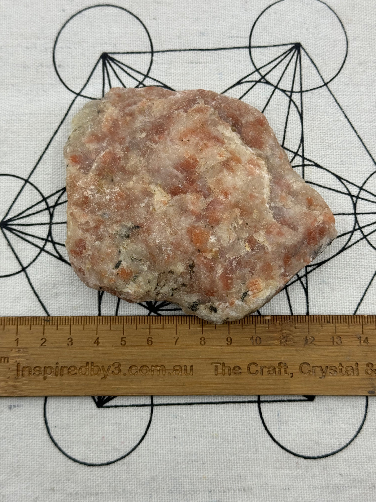 Sunstone Rough Chunk 320g - "I am filled with vibrations of love, light, and joy."