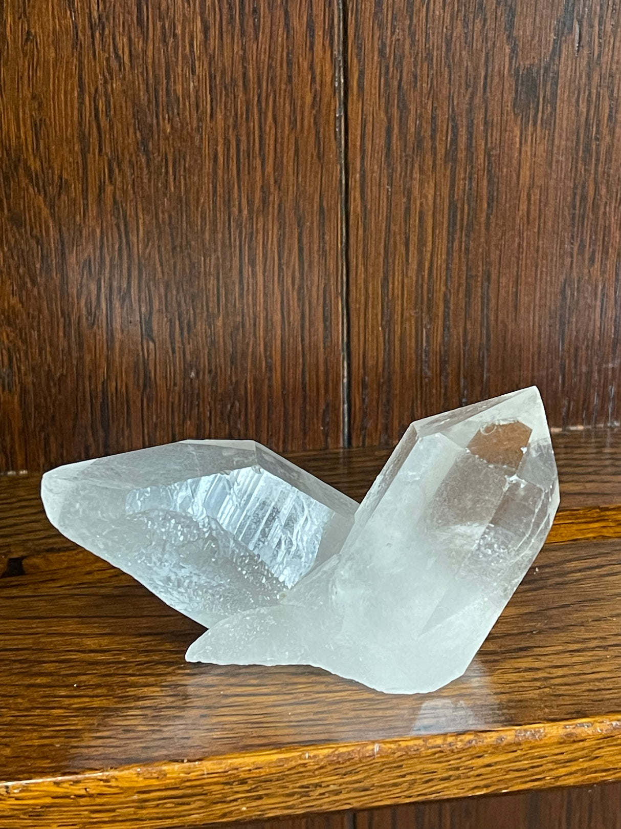 Clear Quartz Double Points 295g - Master Healer