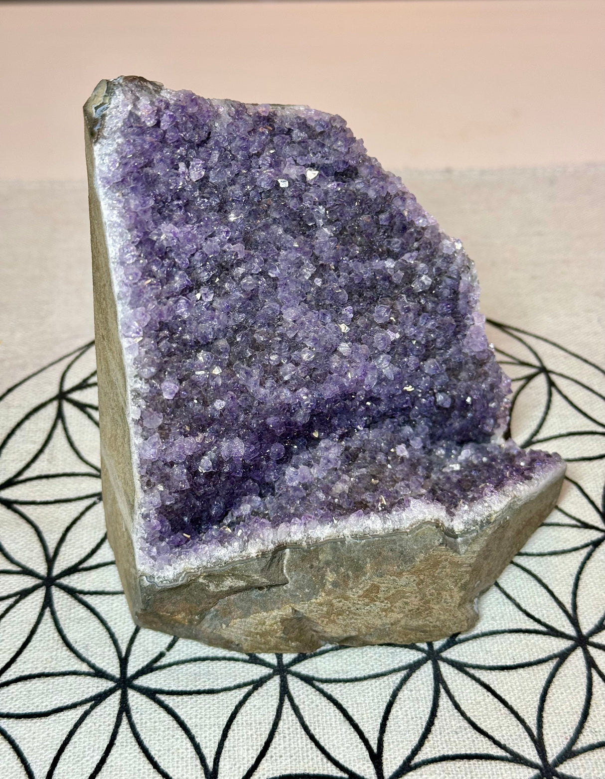 Amethyst Cluster 931g #31 -  “I trust my intuition and allow it to guide me each day”