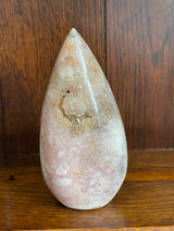 Pink Amethyst Freeform 855g - “ I am a strong and loving person”.