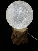 Clear Quartz Sphere from Madagascar - 2.943 Kilos - 13cm - “I have the power to manifest all my dreams and desires”.