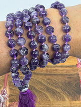 Mala Beads - Amethyst - “I trust my intuition and allow it to guide me each day”