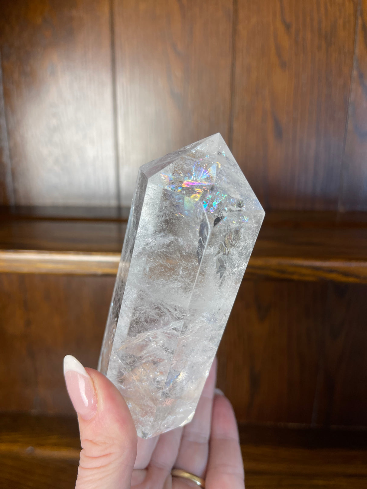 A Grade Clear Quartz Double Terminator #1 337g - Master Healer