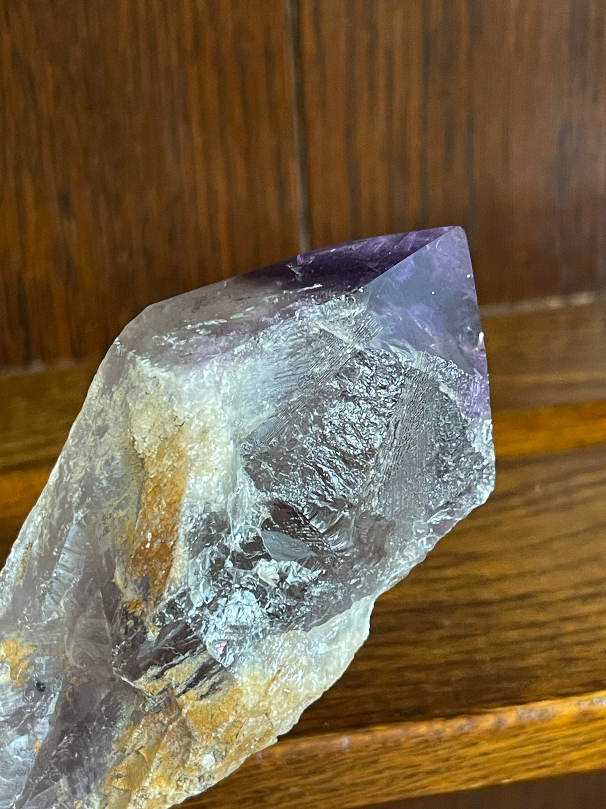 Amethyst Root Wand - Protection. Intuition.