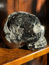 Pyrite Skull Carving #2 - 1.34kilos - Protection & Energy