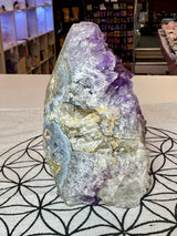 Amethyst Cluster with Calcite  1024g #39 -  “I trust my intuition and allow it to guide me each day”