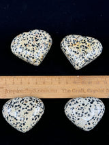 Dalmatian Jasper Heart - "I release all negative thoughts that are holding me back."