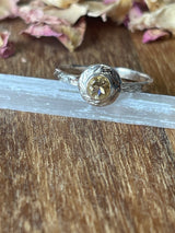 Citrine Silver Ring Size 7 - “I am successful in all areas of life”.