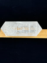 A Grade Clear Quartz Double Terminator 397g - “I have the power to manifest all my dreams and desires”.