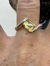 Citrine Silver Ring Size 8 - “I am successful in all areas of life”