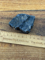 Black Tourmaline Natural Chunk - "I am safe, secure, and protected wherever I go."