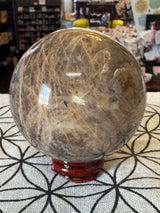 Black Moonstone Sphere 461g - ‘'I am open and ready for new beginnings in my life”.