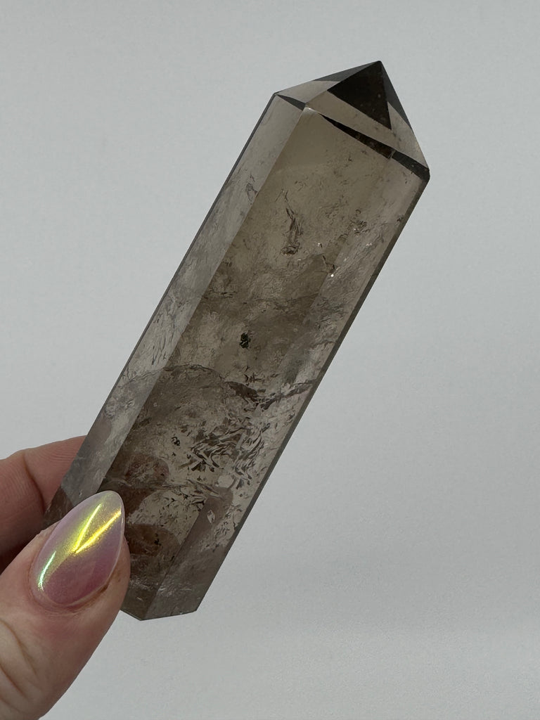 Smoky Quartz Point #4 - “My spirit is deeply grounded in the present moment”