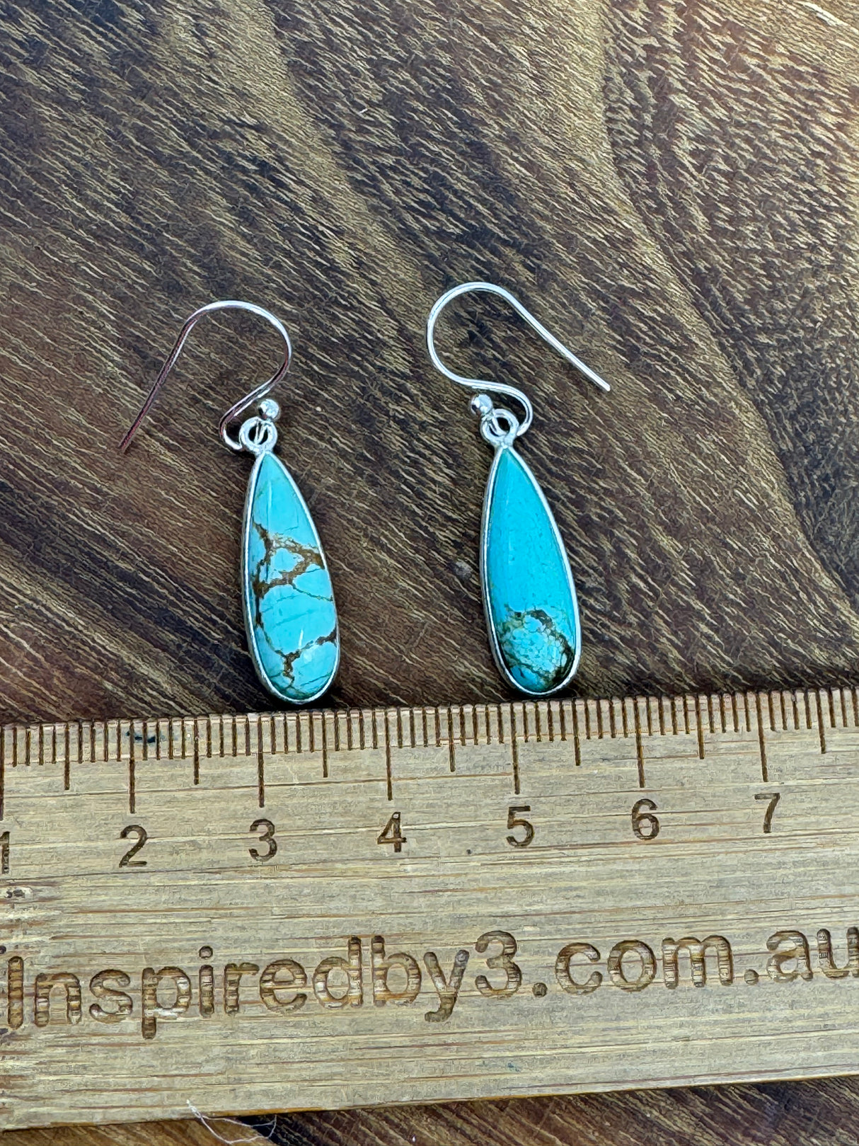 Turquoise Tibet Silver Earrings - "I express myself from a place of calmness, love, and truth."