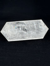 A Grade Clear Quartz Double Terminator 397g - “I have the power to manifest all my dreams and desires”.