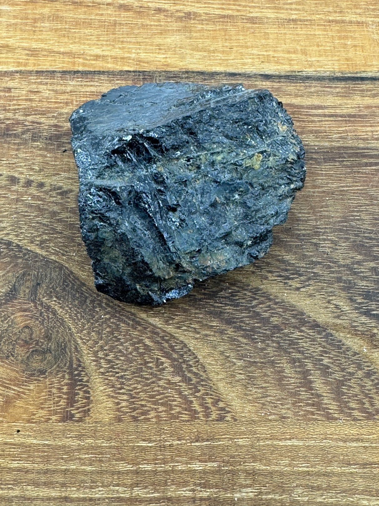 Black Tourmaline Natural Chunk - "I am safe, secure, and protected wherever I go."