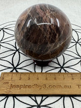 Black Moonstone Sphere 416g - ‘'I am open and ready for new beginnings in my life”.