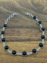 Black Onyx Sterling Silver Bracelet