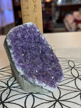 Amethyst Cluster 4107g #38 -  “I trust my intuition and allow it to guide me each day”