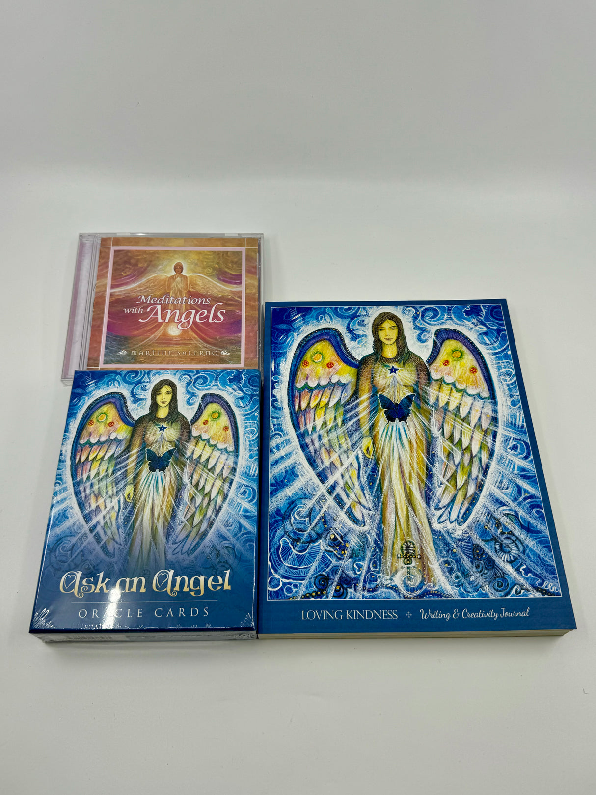 Ask an Angel Gift Set - Journal - Oracle Cards & Meditation CD