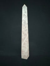 Rose Quartz Tower 25.5cm - 472g - “I radiate love, beauty, confidence and grace”.