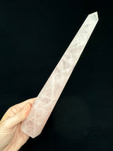 Rose Quartz Tower 25.5cm - 472g - “I radiate love, beauty, confidence and grace”.