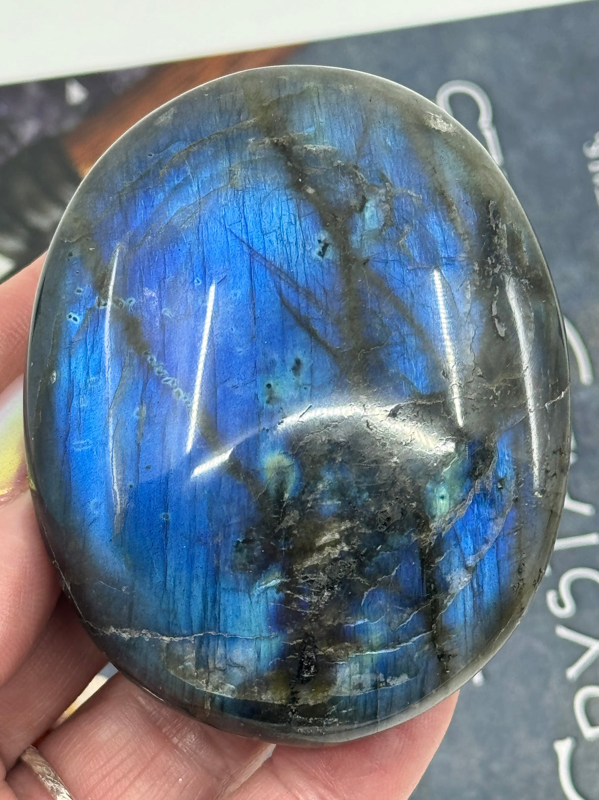 Labradorite Palmstone #7 - Magic & Protection