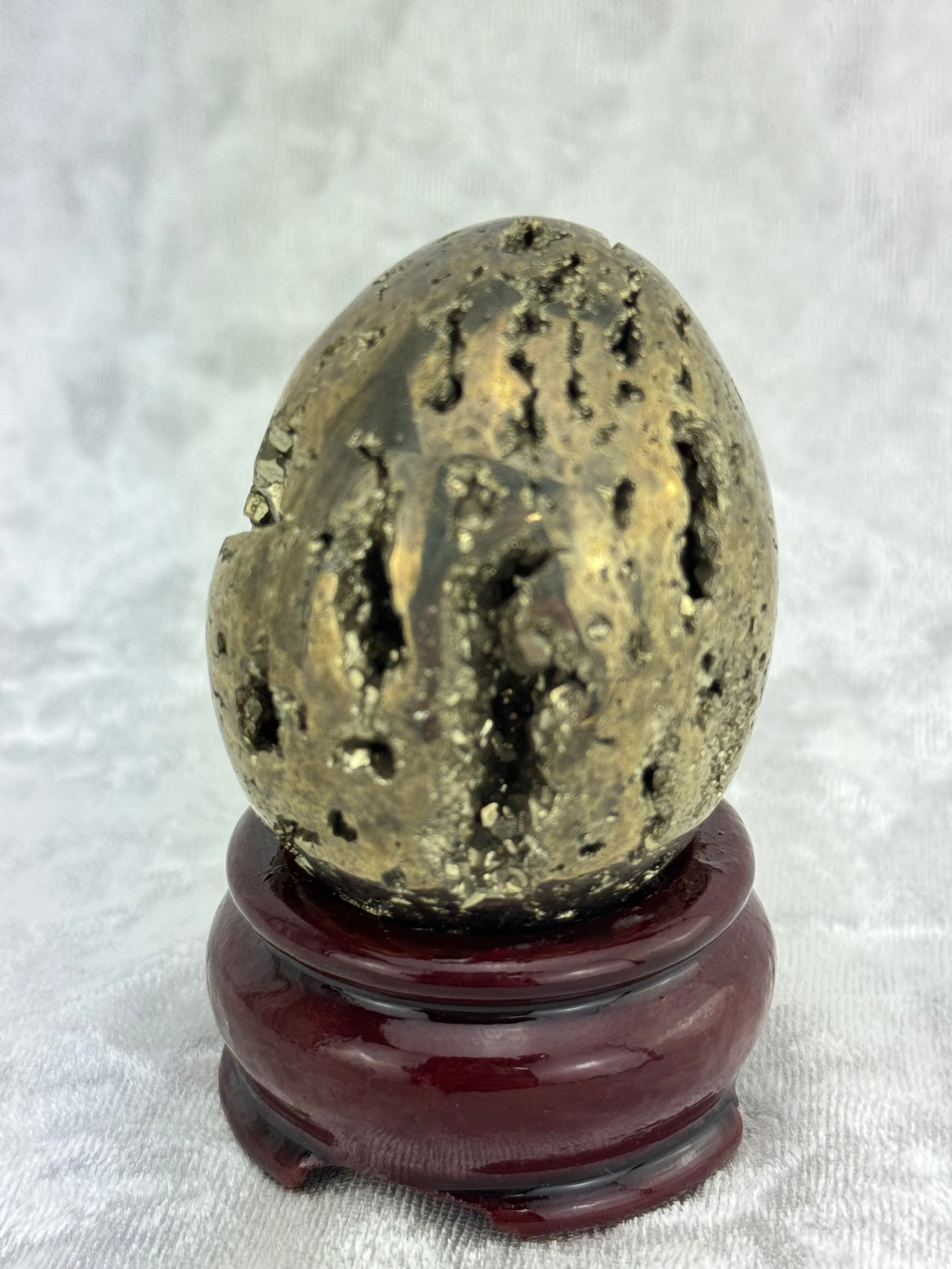 Pyrite Egg #15 - 194g - Protection & Energy