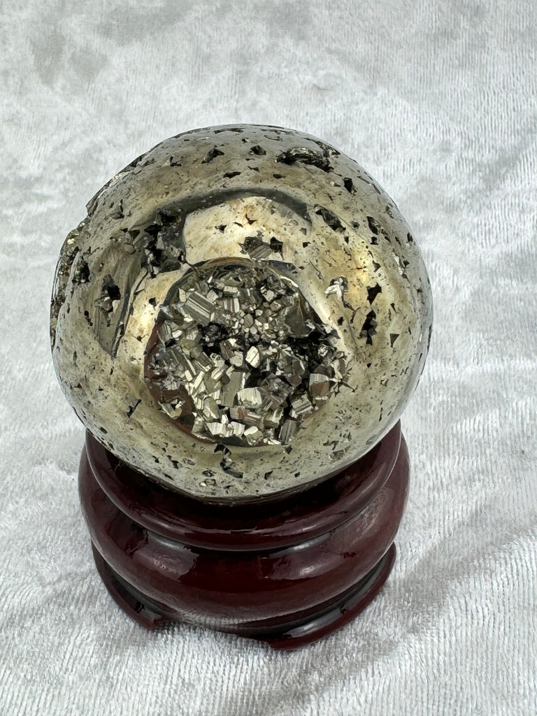 Pyrite Sphere #13 - 171g - Protection & Energy