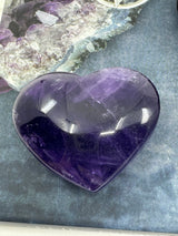 AA+ Grade Amethyst Puffy Heart - “I trust my intuition and allow it to guide me each day”