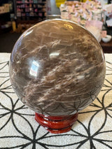 Black Moonstone Sphere 289g - ‘'I am open and ready for new beginnings in my life”.