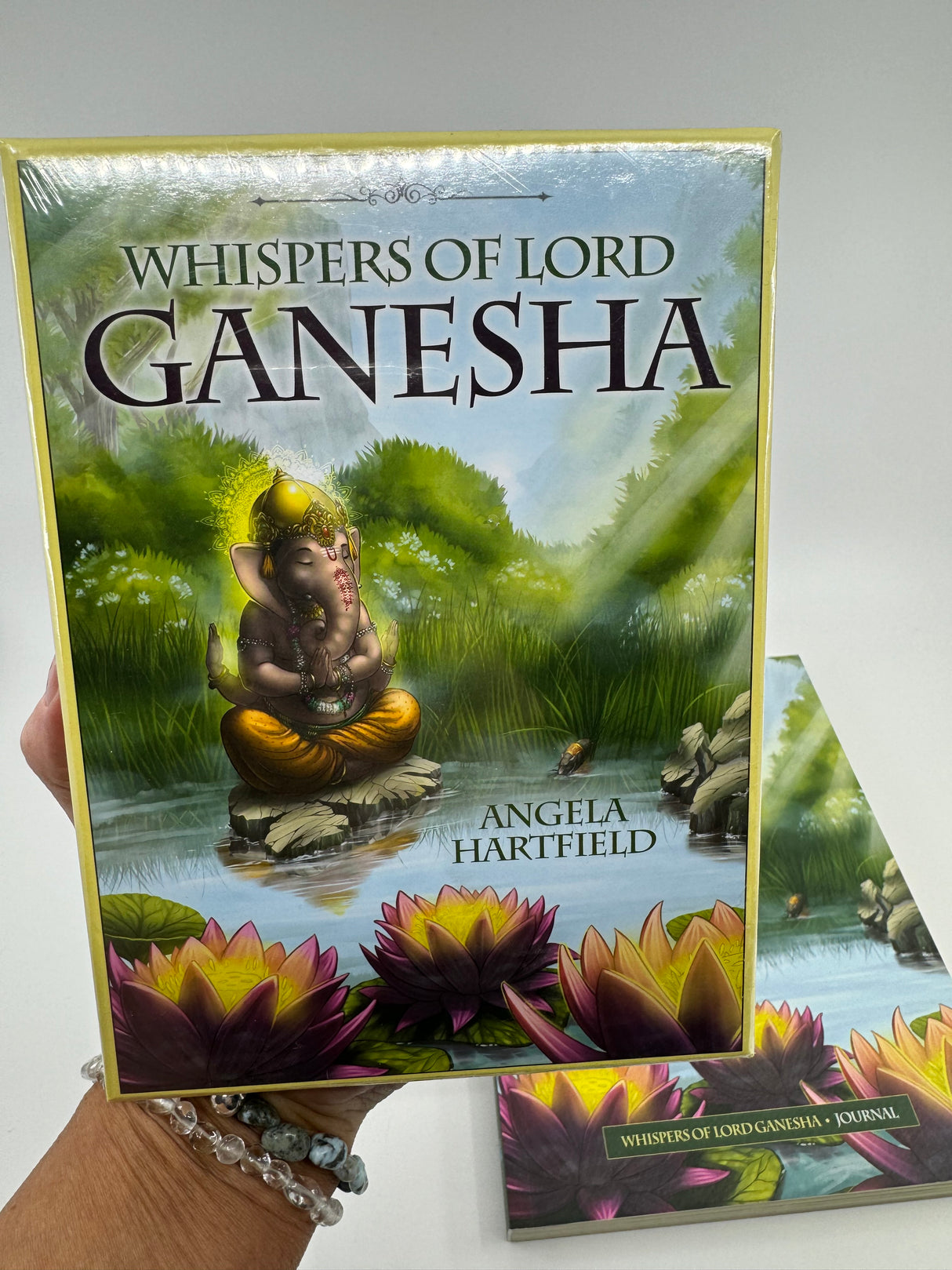 Whispers of Lord Ganesha Gift Set - Journal - Oracle Cards & Meditation