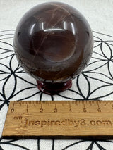 Black Moonstone Sphere 273g - ‘'I am open and ready for new beginnings in my life”.