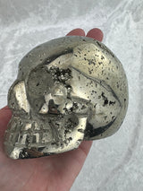 Pyrite Skull Carving #2 - 1.34kilos - Protection & Energy