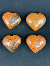 Mahogany Obsidian Heart -