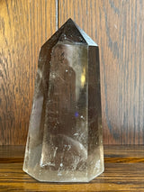 Smoky Quartz Tower #2 489g - “My spirit is deeply grounded in the present moment”.