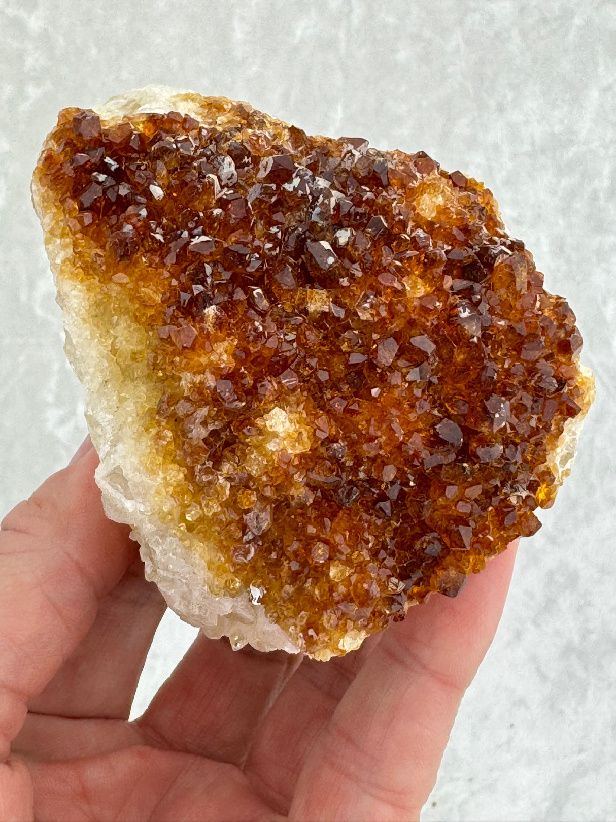 Citrine Cluster #2 367g - “I am successful in all areas of life”.